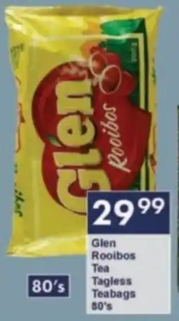 President Hyper Glen Rooibos Tea Tagless Teabags offer