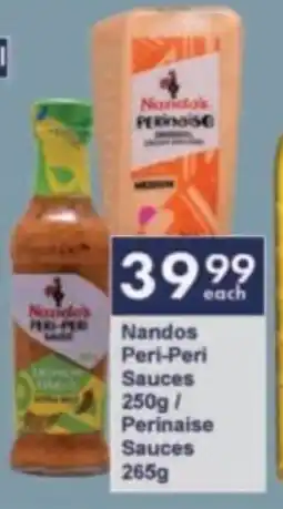 President Hyper Nando's Peri-Peri Sauces/ Perinaise Sauces offer