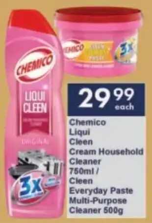 President Hyper Chemico Liqui Cleen Cream Household Cleaner/ Cleen Everyday Paste Multi-Purpose Cleaner offer
