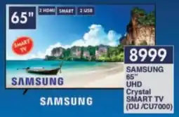President Hyper SAMSUNG 65" UHD Crystal Smart TV offer