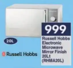 President Hyper Russell Hobbs Electronic Microwave Mirror Finish offer