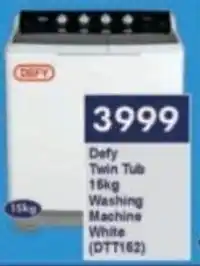 President Hyper Defy Twin Tub Washing Machine White offer
