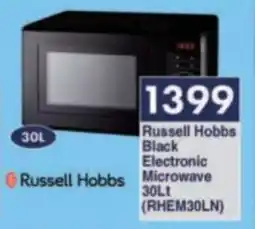 President Hyper Russell Hobbs Black Electronic Microwave offer