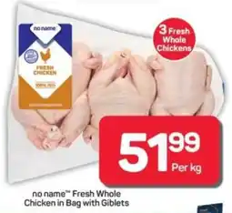 Pick n Pay Hypermarket no name Fresh Whole Chicken in Bag with Giblets offer
