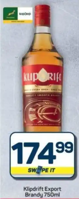 Pick n Pay Hypermarket Klipdrift Export Brandy offer