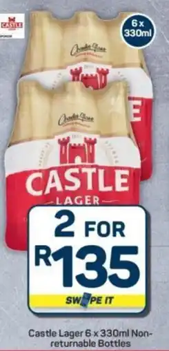 Pick n Pay Hypermarket Castle Lager Non-returnable Bottles offer