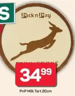 Pick n Pay Hypermarket PnP Milk Tart offer