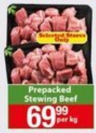 Check Save Prepacked Stewing Beef per kg offer
