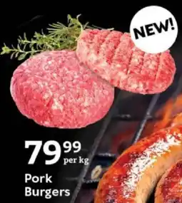 Oxford Freshmarket Pork Burgers offer