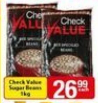 Check Save Check Value Sugar Beans 1kg offer