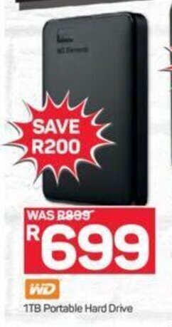 Pick n Pay WD - 1TB Portable Hard Drive offer