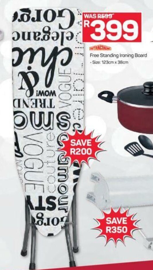Retractaline Free Standing Ironing Board offer at Pick n Pay