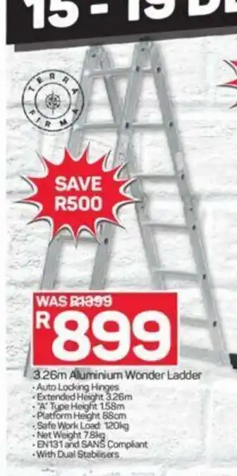 Pick n Pay 3.26m Aluminium Wonder Ladder offer