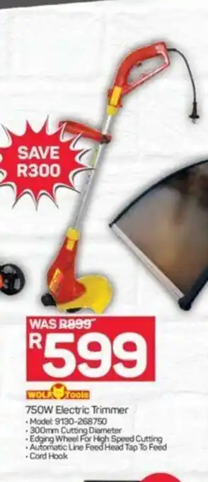 Pick n Pay Wolf Tools 750W Electric Trimmer offer