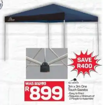 Pick n Pay 3m x 3m One Touch Gazebo offer
