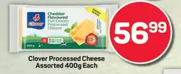 Pick n Pay Clover Processed Cheese Assorted 400g Each offer