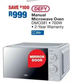 OK Furniture DEFY Manual Microwave Oven offer