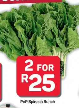 Pick n Pay Hypermarket PnP Spinach Bunch offer