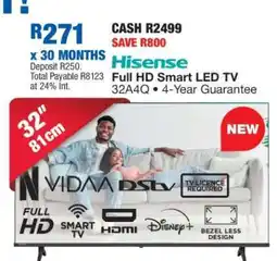OK Furniture Hisense Full HD Smart LED TV 32AQ offer