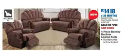 OK Furniture 4-Piece Bentley Recliner Lounge Suite offer