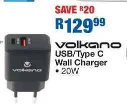 OK Furniture Volkano USB/Type C Wall Charger offer