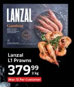 Oxford Freshmarket Lanzal L1 Prawns offer
