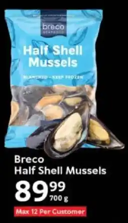 Oxford Freshmarket Breco Half Shell Mussels offer