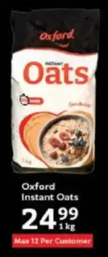 Oxford Freshmarket Oxford Instant Oats offer