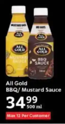 Oxford Freshmarket All Gold BBQ/ Mustard Sauce offer