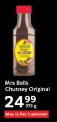 Oxford Freshmarket Mrs Balls Chutney Original offer