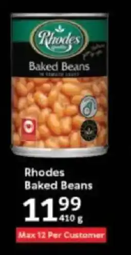 Oxford Freshmarket Rhodes Baked Beans offer