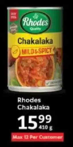 Oxford Freshmarket Rhodes Chakalaka offer