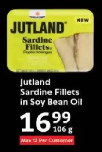 Oxford Freshmarket Jutland Sardine Fillets in Soy Bean Oil offer