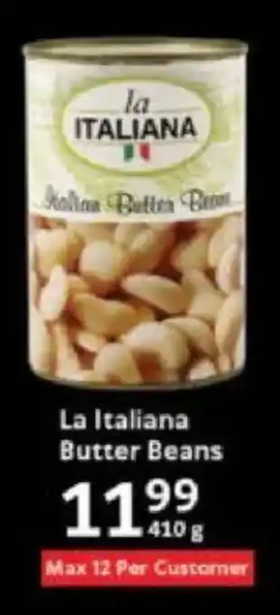 Oxford Freshmarket La Italiana Butter Beans offer