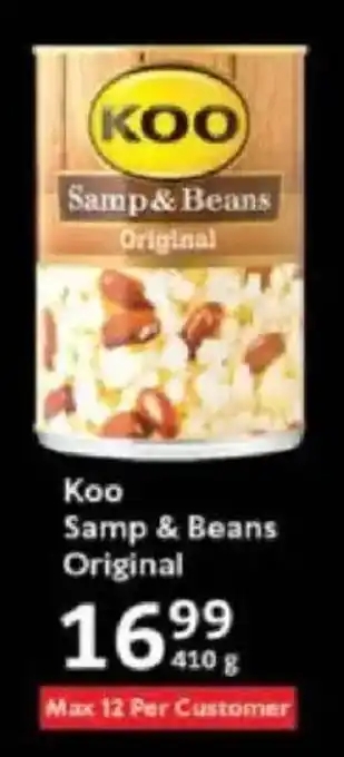 Oxford Freshmarket Koo Samp & Beans Original offer
