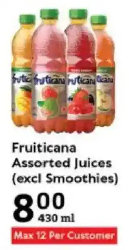 Oxford Freshmarket Fruiticana Assorted Juices offer