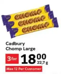 Oxford Freshmarket Cadbury Chomp Large offer