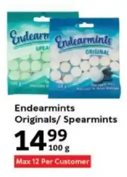 Oxford Freshmarket Endearmints Originals/ Spearmints offer