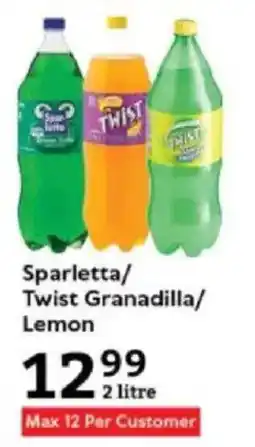 Oxford Freshmarket Sparletta/ Twist Granadilla/ Lemon offer