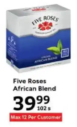Oxford Freshmarket Five Roses African Blend offer
