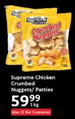 Oxford Freshmarket Supreme Chicken Crumbed Nuggets/ Patties offer