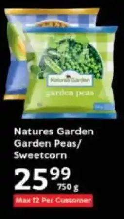 Oxford Freshmarket Natures Garden Garden Peas/ Sweetcorn offer