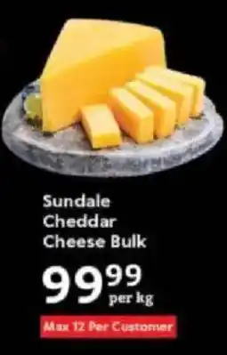 Sundale Cheddar Cheese Bulk