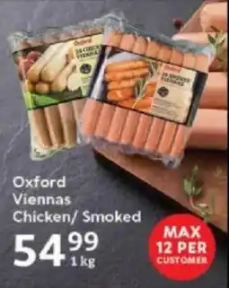 Oxford Freshmarket Oxford Viennas Chicken/ Smoked offer