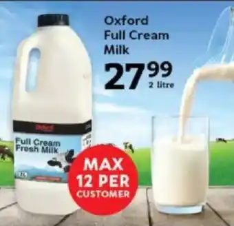 Oxford Freshmarket Oxford Full Cream Milk offer
