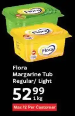 Oxford Freshmarket Flora Margarine Tub Regular/ Light offer