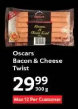 Oxford Freshmarket Oscars Bacon & Cheese Twist offer