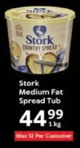 Oxford Freshmarket Stork Medium Fat Spread Tub offer