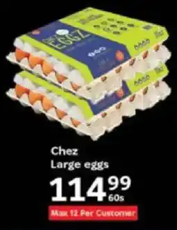 Oxford Freshmarket Chez Large eggs offer