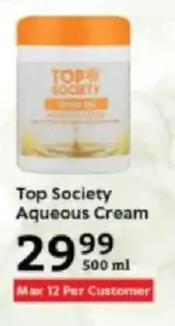 Oxford Freshmarket Top Society Aqueous Cream offer